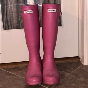 Pink HUNTER boots